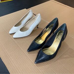 Two Pairs Of Women’s Shoes, Pumps, Heels, Size 6 1/2 Lot # 7